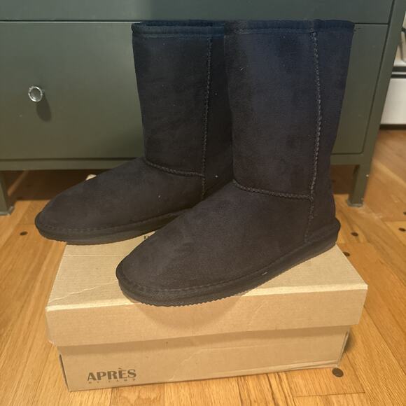 Apres By Lamo 5Y Girls Fur Ankle Boots - Picture 3 of 10